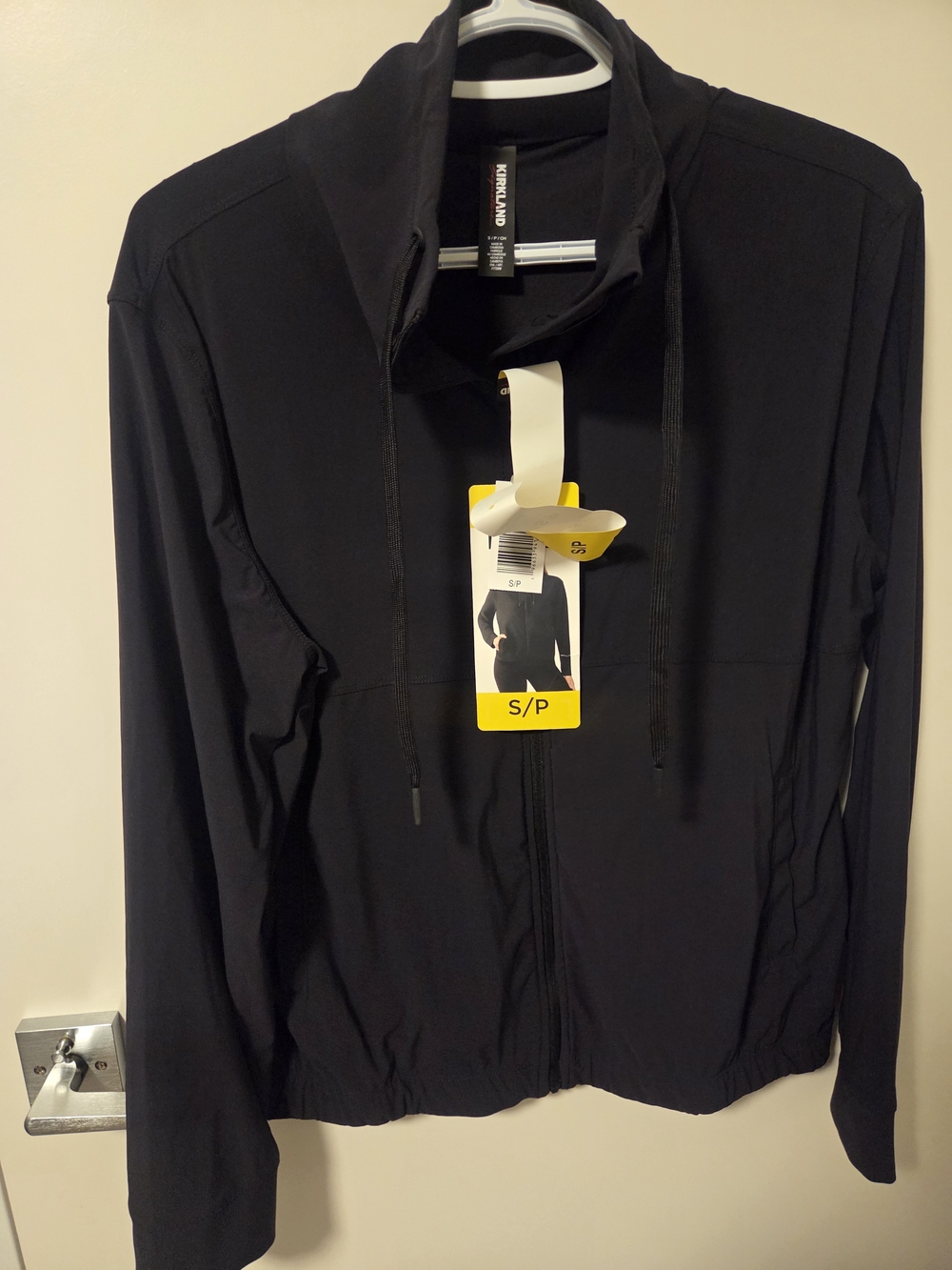Kirkland Signature Black Lightweight Full-Zip Shirt Jacket